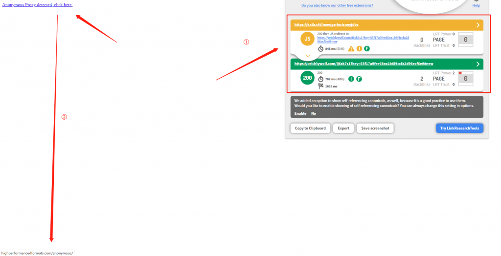 Spam-Redirect-JS